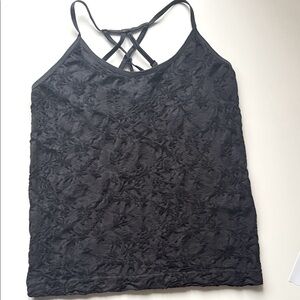 By Anthropologie Black Jacquard Women's Cami